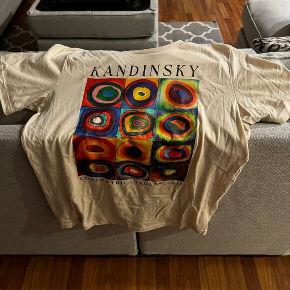 Kandinsky Colorful Circles Art Shirt - Picture 1 of 3